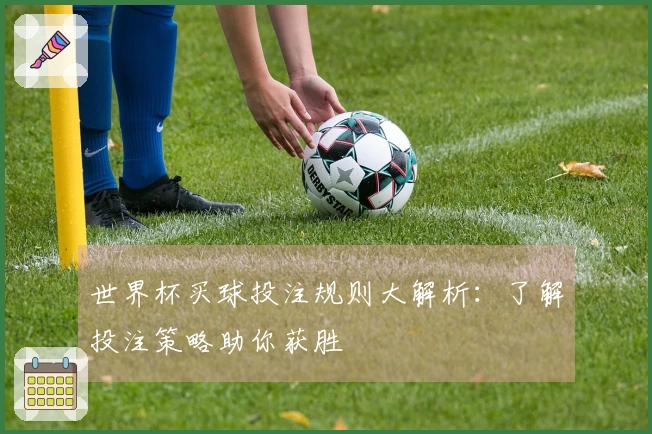 世界杯买球投注规则大解析：了解投注策略助你获胜